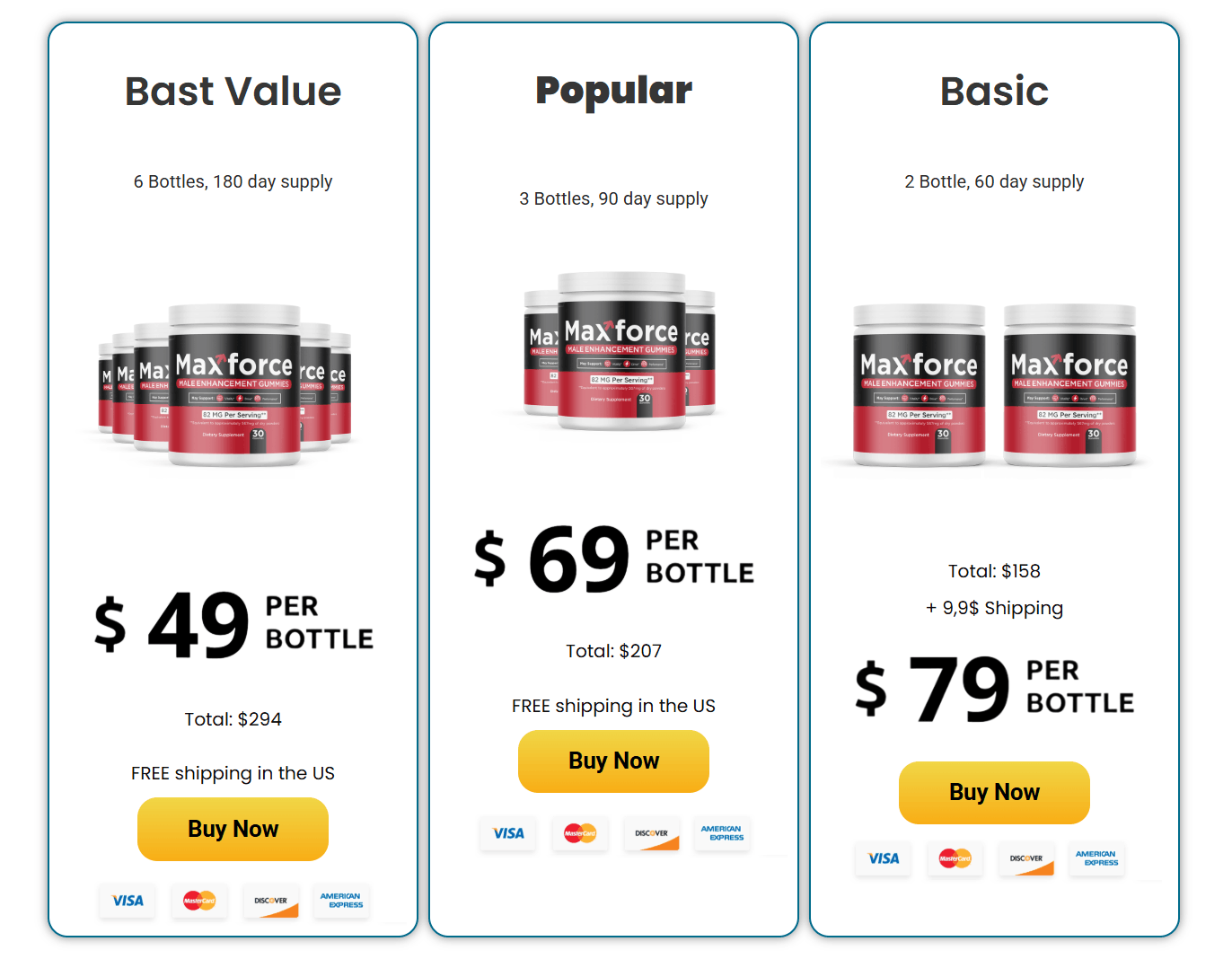 Max Force discount